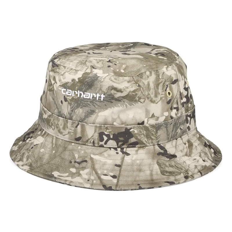 Carhartt WIP Script Fischerhut - Tarnfarben