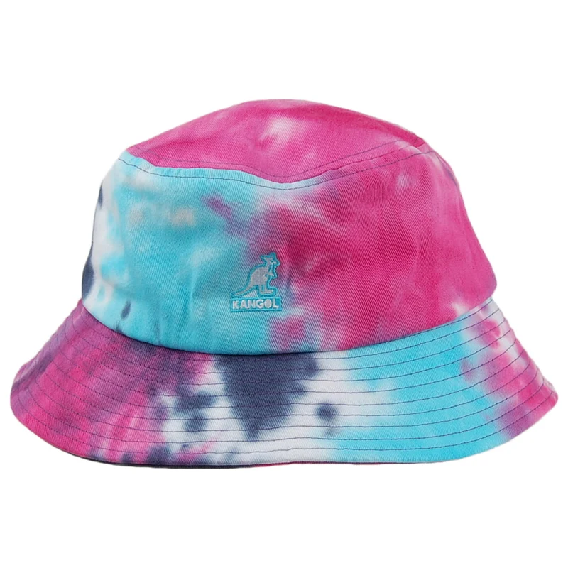 Kangol Fischerhut Tie Dye - Blau-Pink