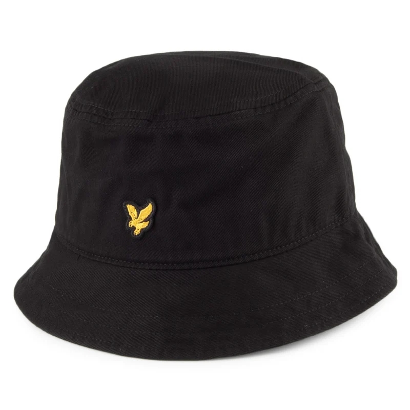 Lyle & Scott Fischerhut aus Baumwolle - Schwarz