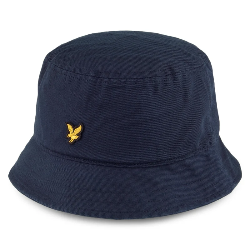 Lyle & Scott Fischerhut aus Baumwolle - Marineblau