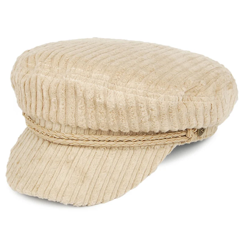 Brixton Ashland Plush Schiffermütze - Hellbraun