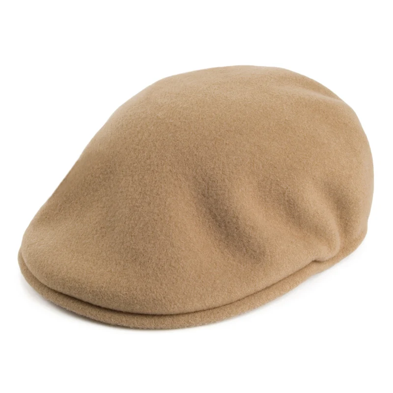 Kangol 504 Schiebermütze aus Wolle - Kamel