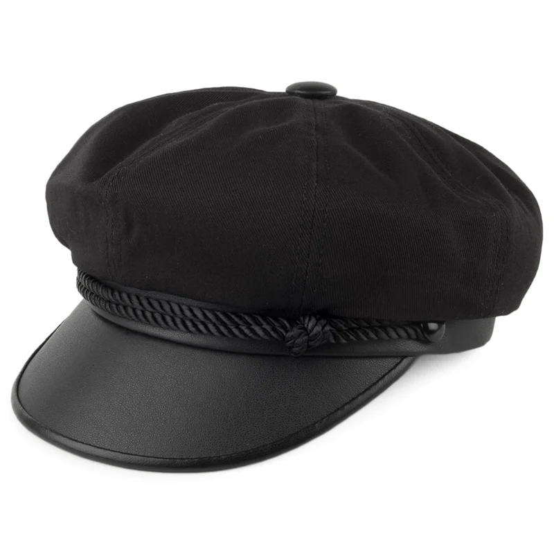 New York Hat Company Canvas Brando Cap - Schwarz