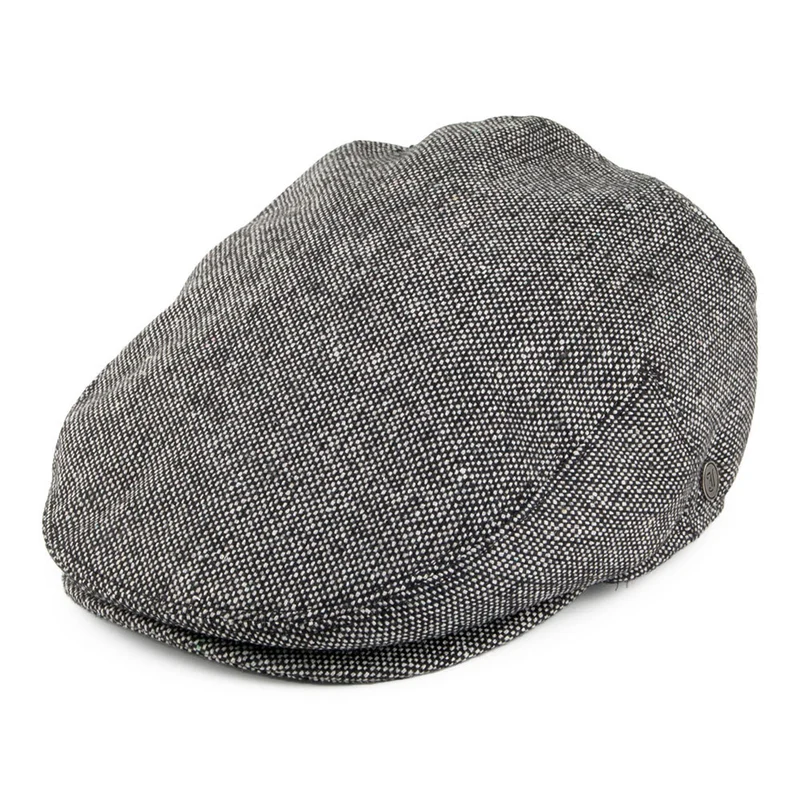Jaxon & James Schiebermütze aus Marl Tweed - Schwarz