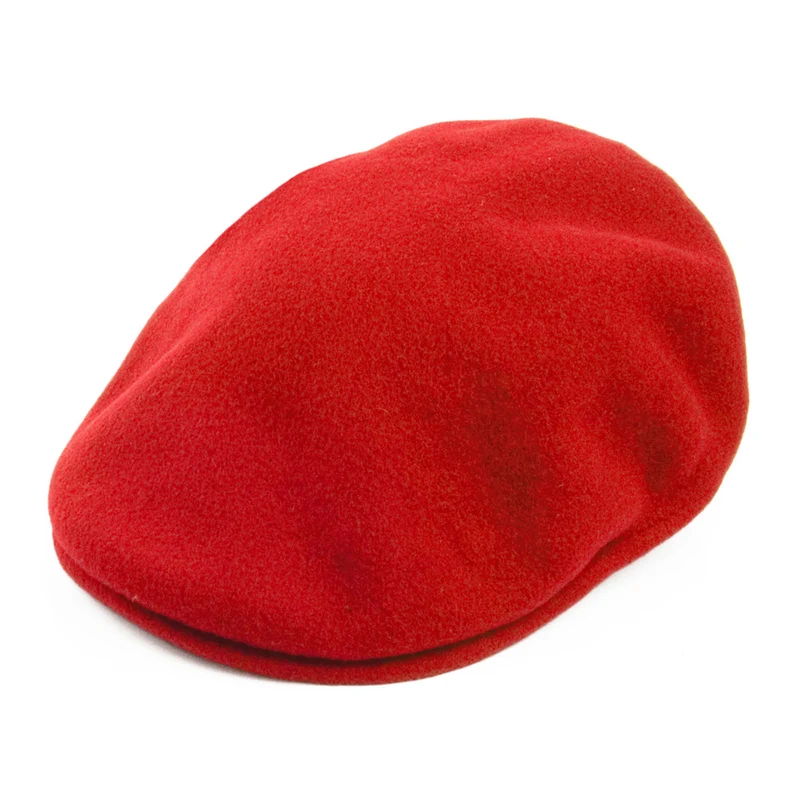 Kangol 504 Schiebermütze aus Wolle - Rot