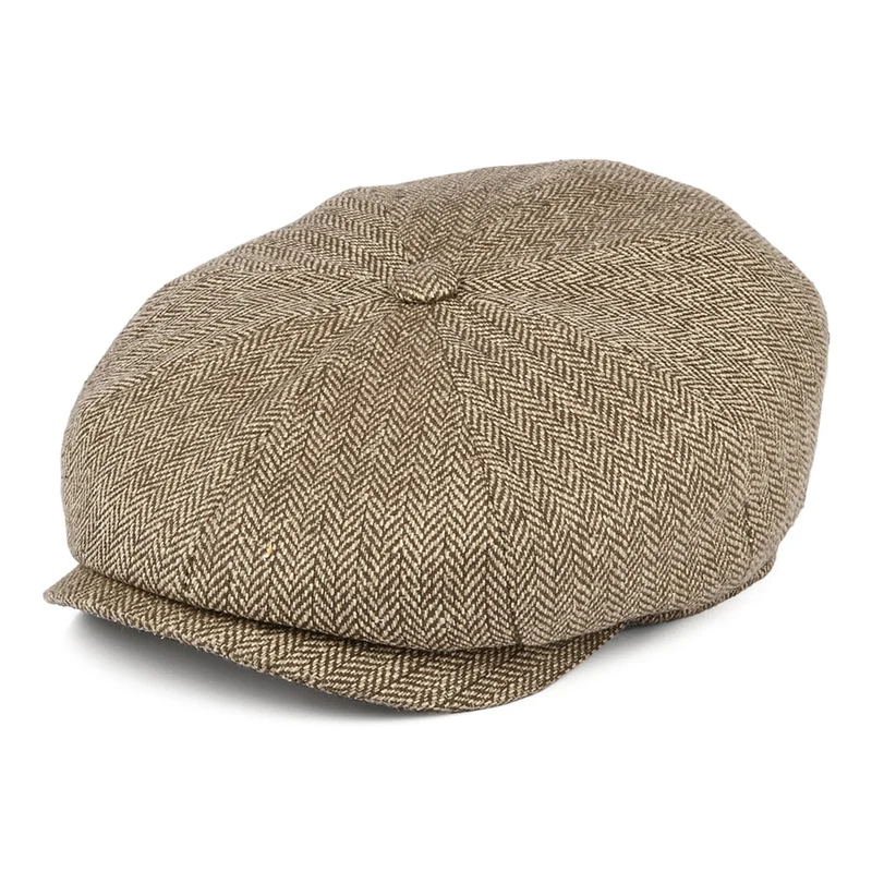 Stetson Hatteras Ballonmütze aus Seide - Braun-Weizen
