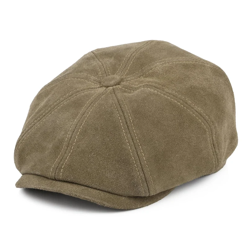 Stetson Ballonmütze aus Suede - Hellbraun