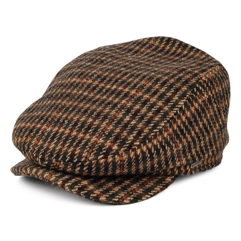 Barts Ixia Schiebermütze Houndstooth - Braun-Multi