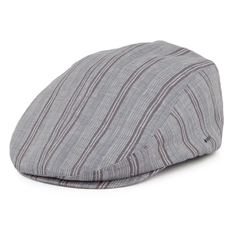 Bailey Fleet Striped Schiebermütze - Grau