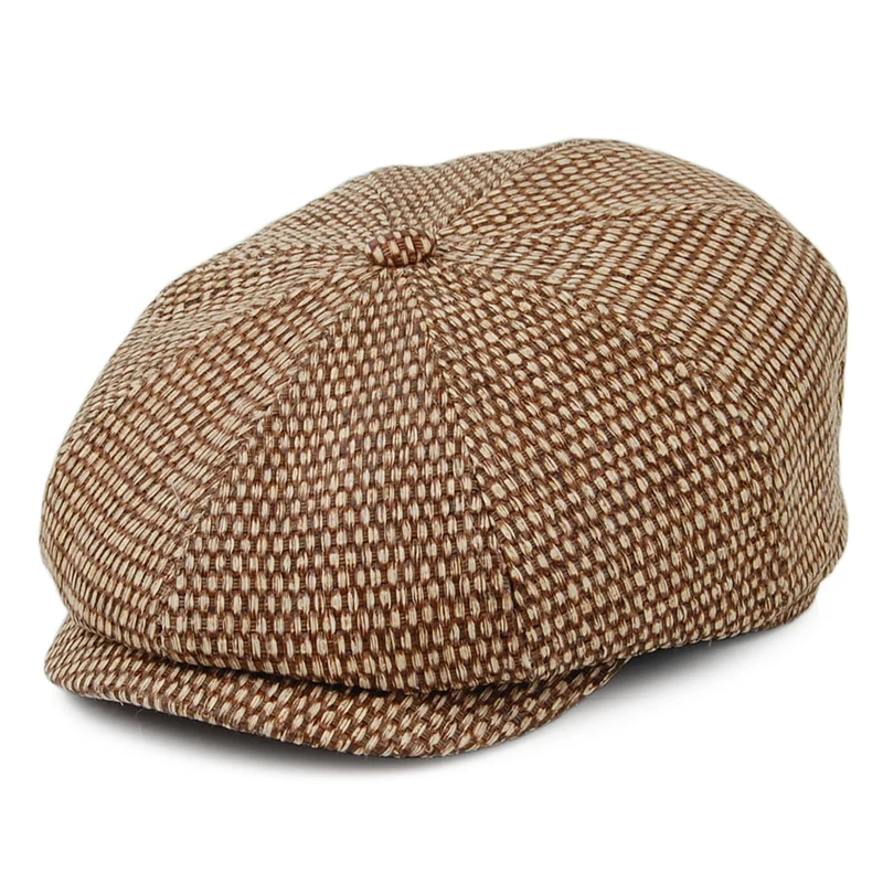 Stetson Hatteras Ballonmütze aus Toyo Stroh - Braun-Natur