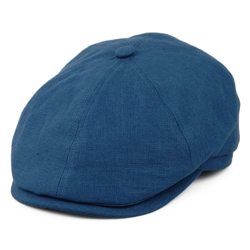 Failsworth Hudson Ballonmütze aus Irischem Leinen - Denim