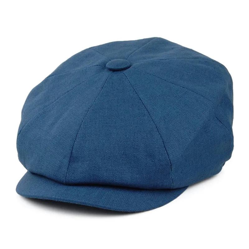 Failsworth Alfie Ballonmütze aus Irischem Leinen - Denim