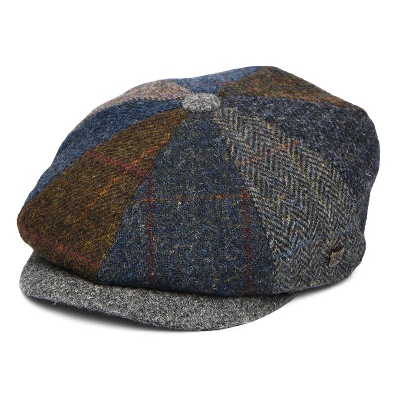 Failsworth Lewis II HARRIS TWEED Ballonmütze - Mehrfarbig