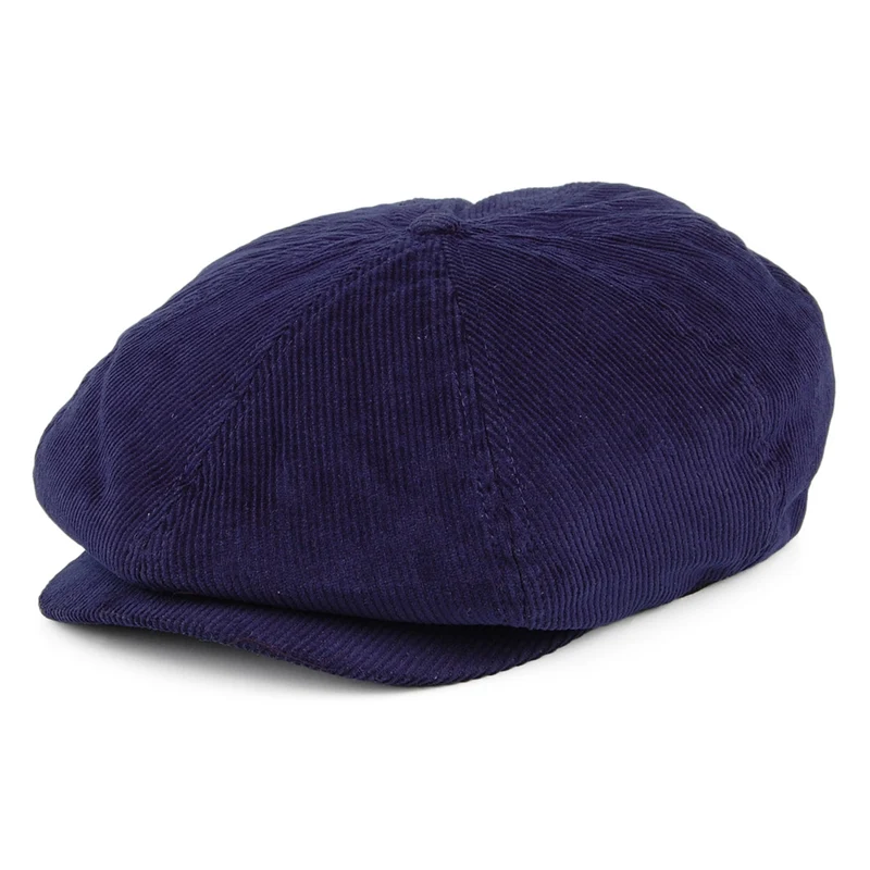 Brixton Brood Kord Ballonmütze - Blau