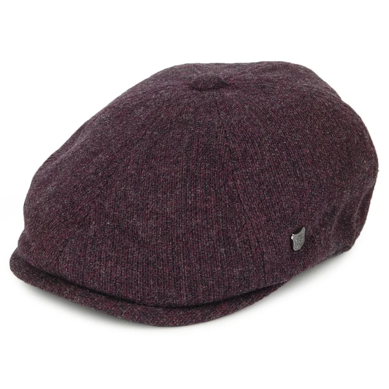 Failsworth Hudson Ballonmütze aus Merino Lammwolle - Merlot