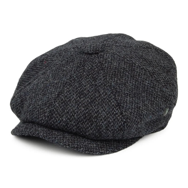 City Sport Deep Fit HARRIS TWEED Ballonmütze Marl - Marineblau