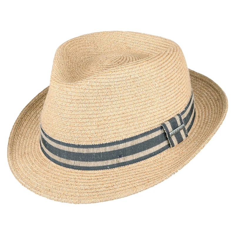Stetson Trilby Hut aus Toyo Leinen Mix - Natur