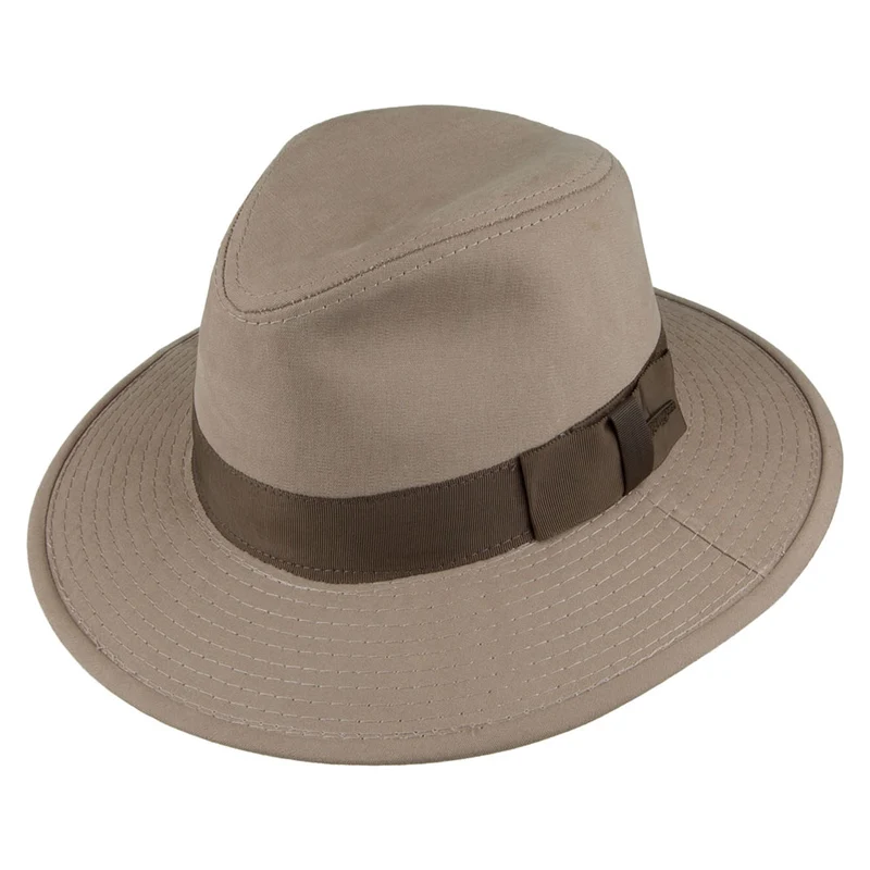 Indiana Jones Safari Fedora Hut aus Baumwolle - Khaki