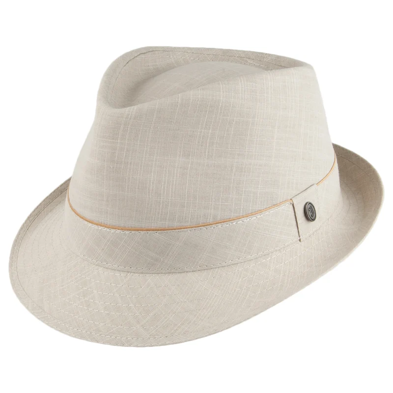 Jaxon & James Trilby Hut aus Baumwolle - Hellbeige
