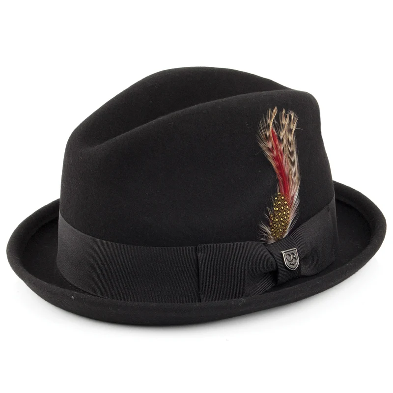 Brixton Gain Trilby Hut - Schwarz