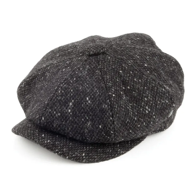 City Sport Ballonmütze aus Donegal Tweed - Anthrazit