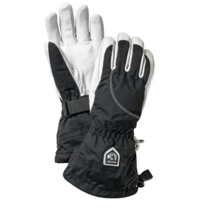 Hestra Heli Ski Female - 5 finger black/offwhite