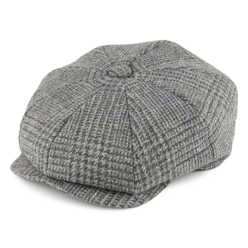 Christys Country Tweed Ballonmütze - Grau