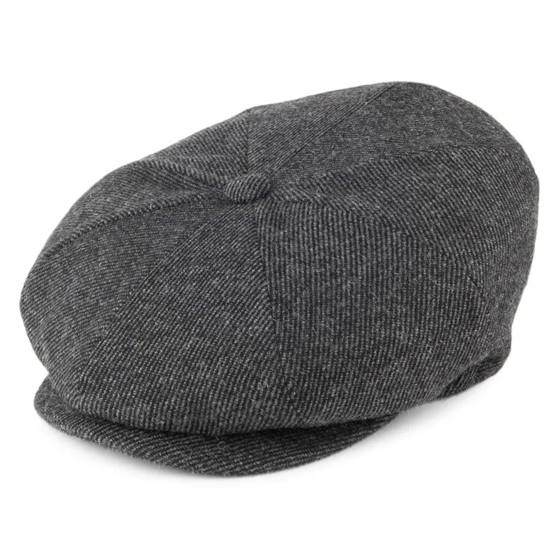 Bailey Galvin Twill Ballonmütze aus Wolle - Anthrazit