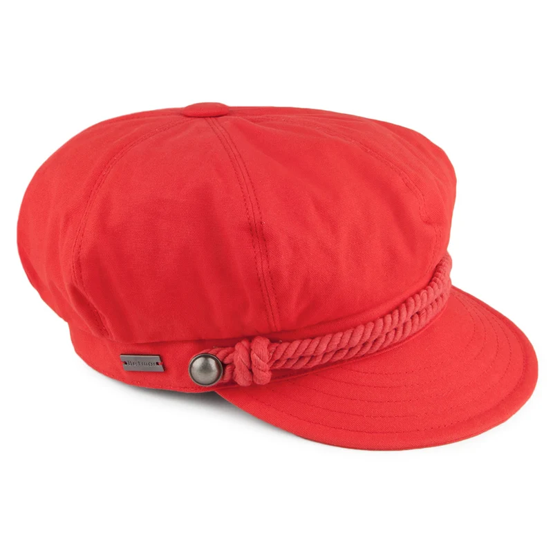 Betmar Baker Boy Schiffermütze - Rot