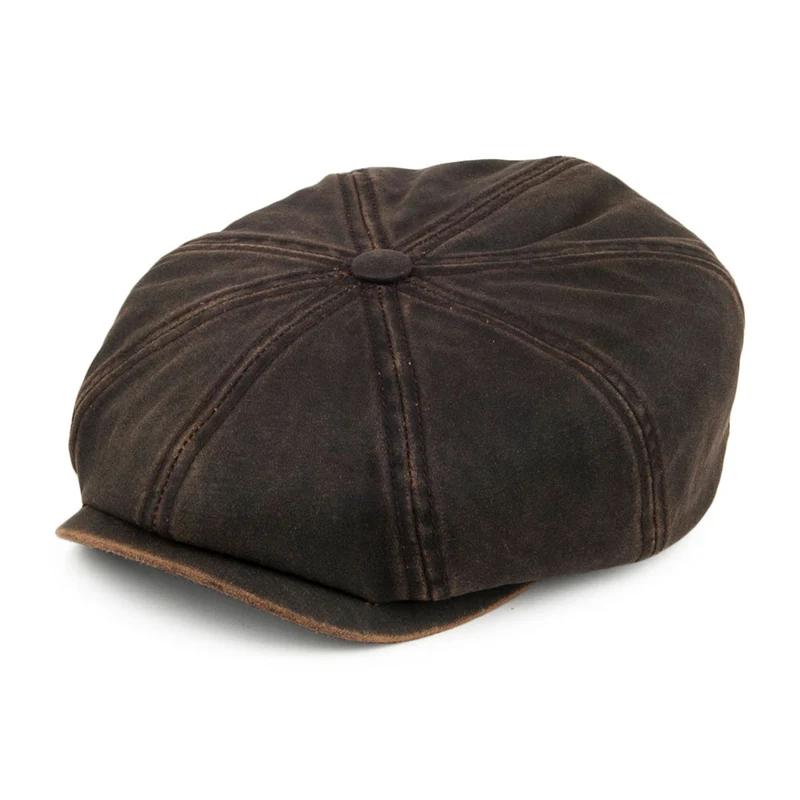 Stetson Hatteras Cope Wasserabweisende Ballonmütze - Braun