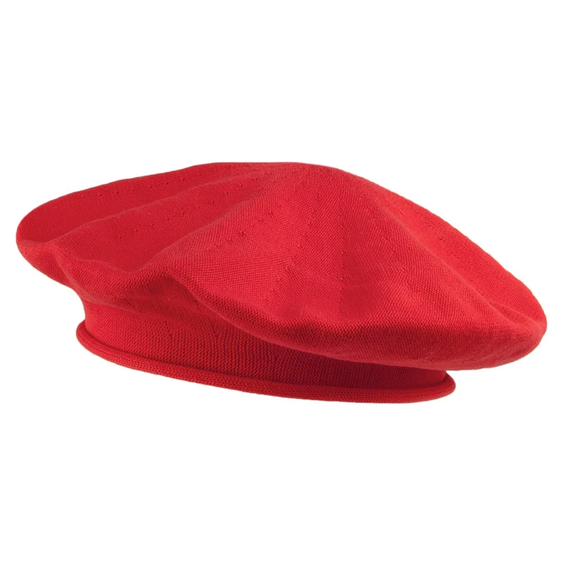 Parkhurst 29 cm Baskenmütze aus Baumwolle - Rot