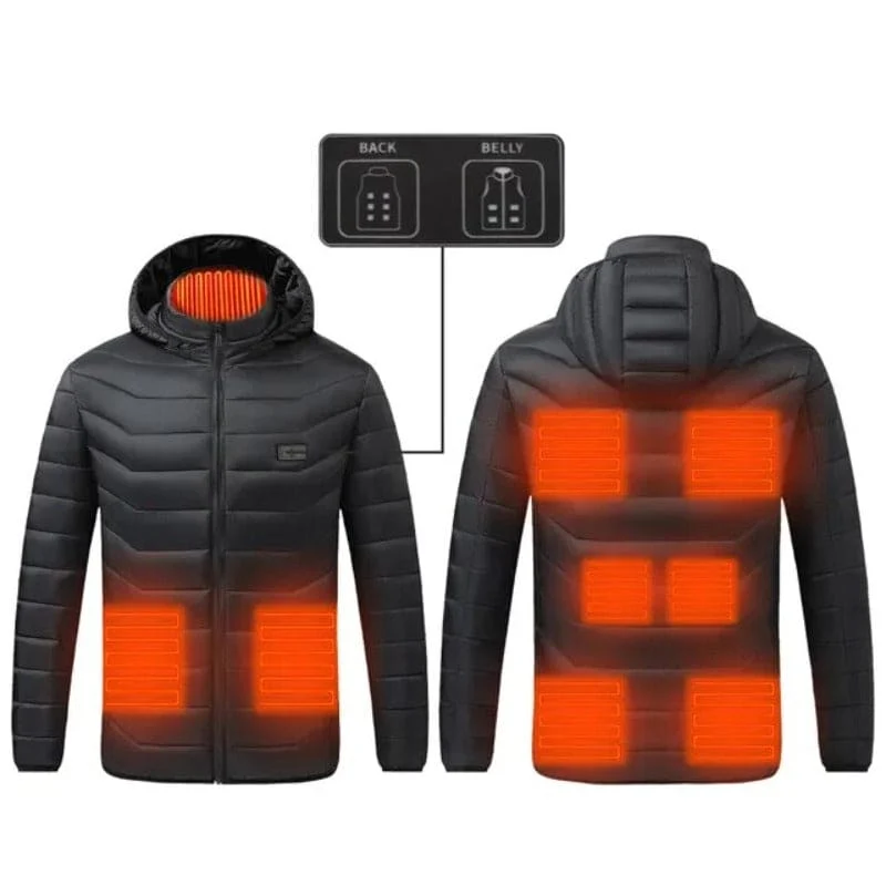 Winterfeste elektrisch beheizte Jacke für Männer