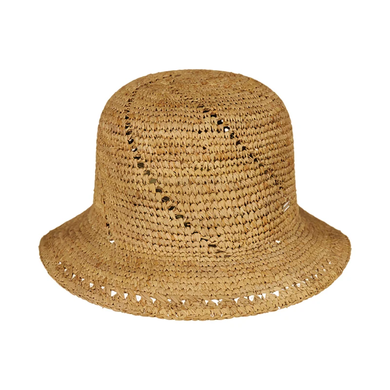 Barts Tikia Glockenhut aus Raffia Stroh - Hellbraun