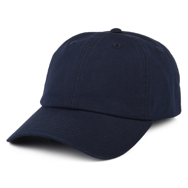 Hurley Blank Baseball Cap aus Canvas - Marineblau