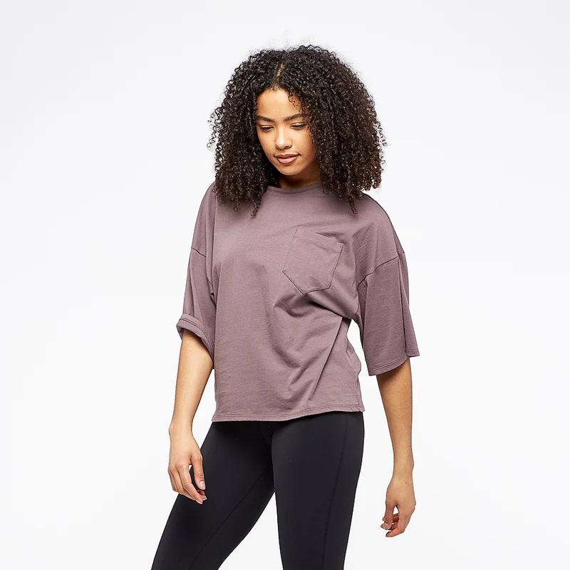 Reebok Damen Pocket T-Shirt