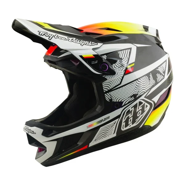 Troy Lee Designs D4 Carbon Mips Helm Lined Up