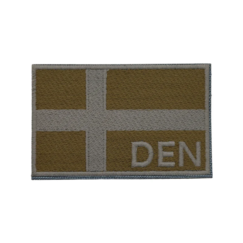 K-Force - Denmark Flag Patch // Olive