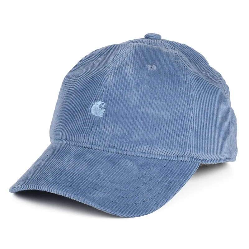 Carhartt WIP Harlem Tonal Kord Baseball Cap - Schieferblau