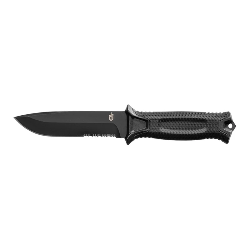 Gerber - StrongArm Festes gezahntes Messer // Schwarz