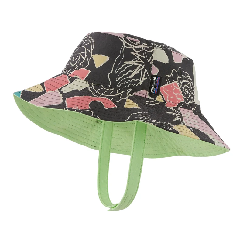 Patagonia Baby Anacapa Fischerhut Wendbarer Sonnen - Anthrazit-Multi