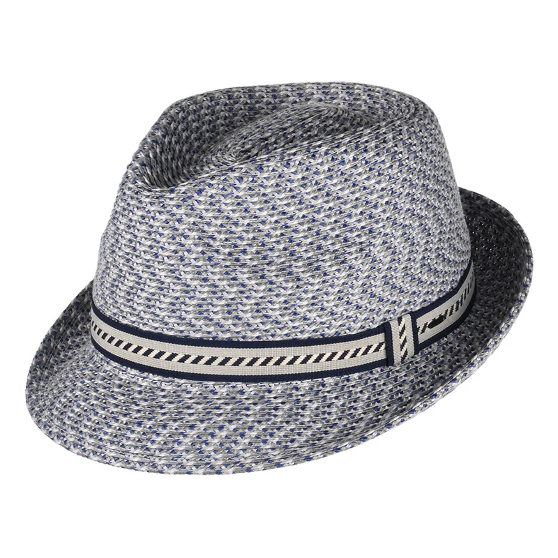 Bailey Mannes Trilby Hut - Marineblau-Creme