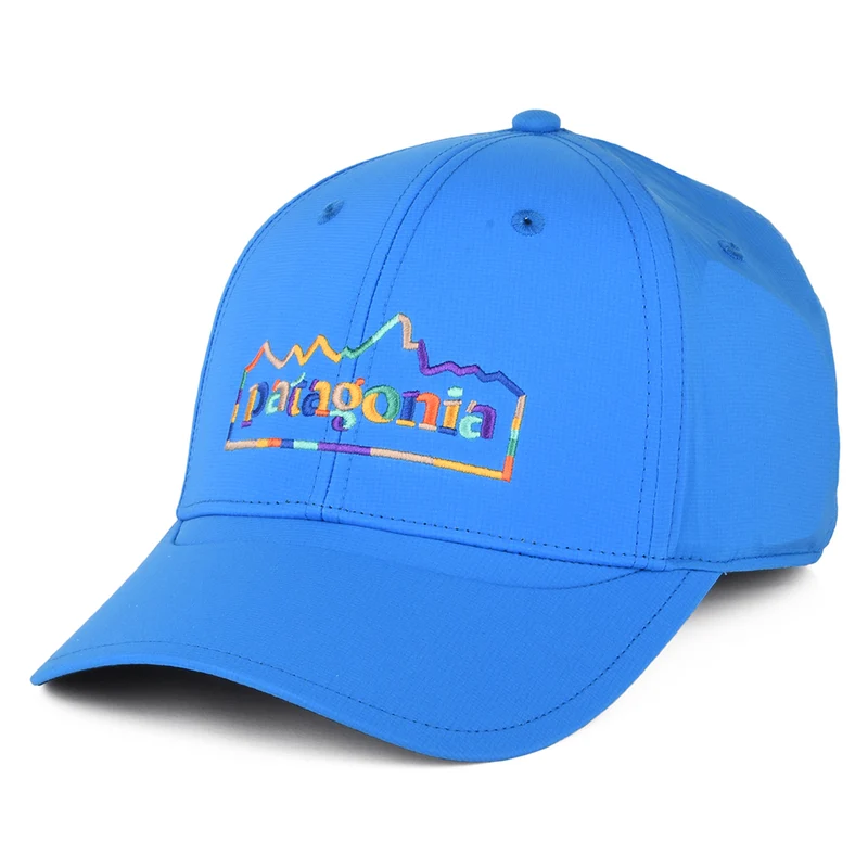 Patagonia Airshed mit niedriger Krone Recycelter Baseball Cap - Knallblau