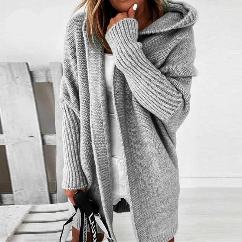 Herbstlicher Strickcardigan - KuschelWrap