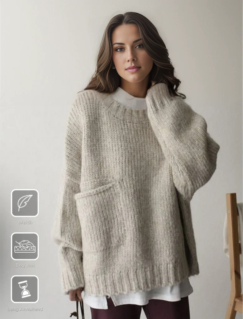 Oversize Strickpullover - WinterGemütlichkeit