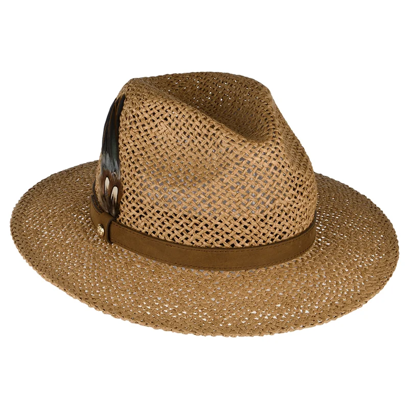 Failsworth Tatton Sommer Fedora Hut - Hellbraun