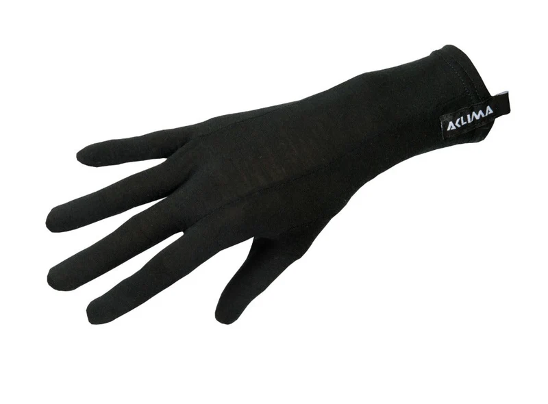 Aclima - Lightwool Liner Handschuhe // Schwarz
