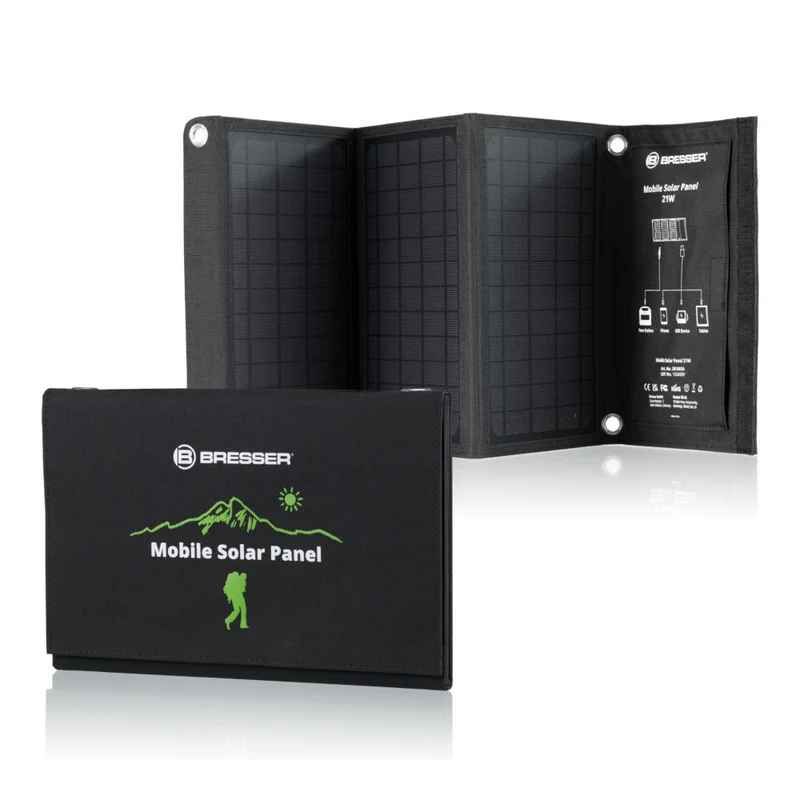 Bresser - Mobiles Solar-Solarmodul 21W