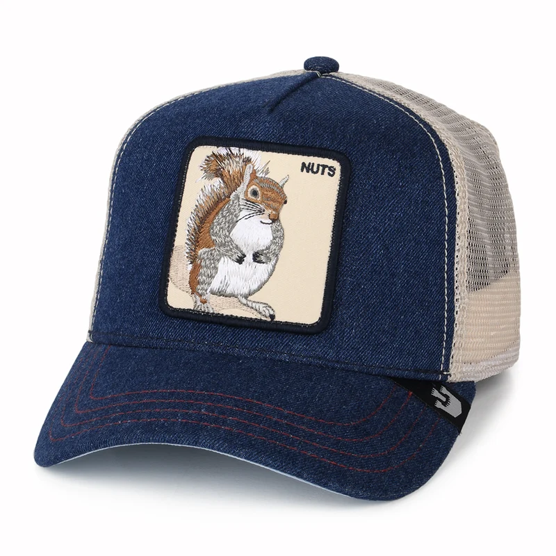 Goorin Nuts Squirrel Trucker Cap - Marineblau