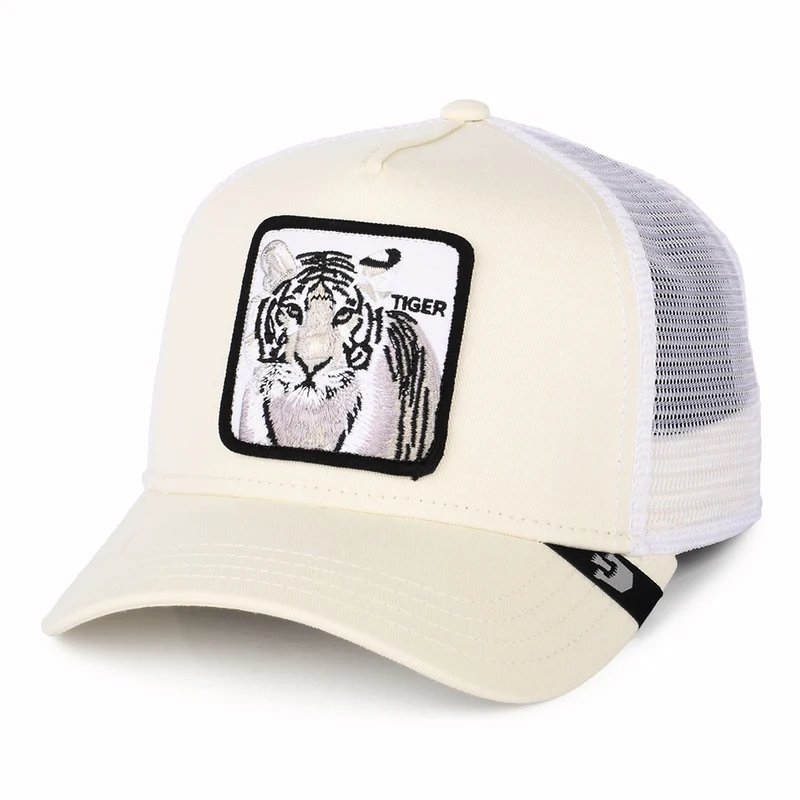 Goorin White Tiger Trucker Cap - Weiß