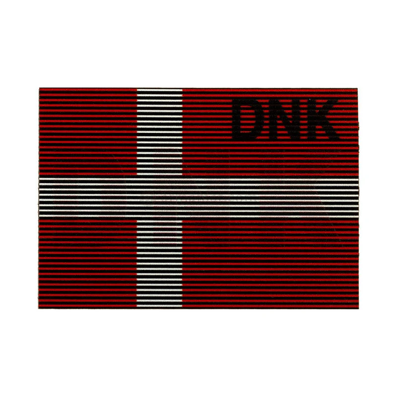 ClawGear - Dual IR Dänische Flagge Patch // Rot / Weiß